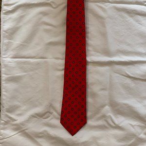 Mens Custom Designed Red Tie